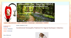 Desktop Screenshot of pondihomeoclinic.com